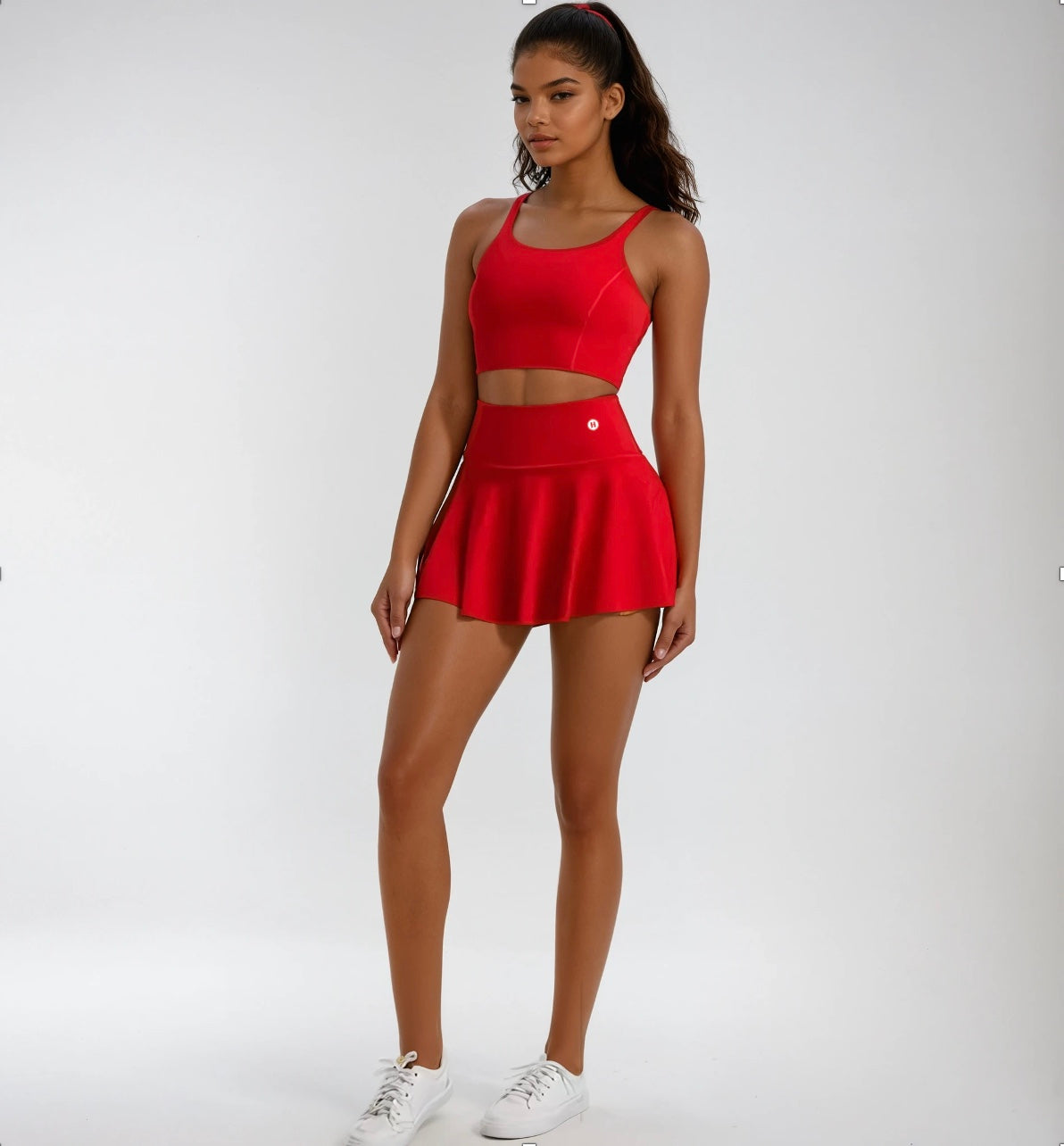 Rally Girl - Cropped Tank Top Red