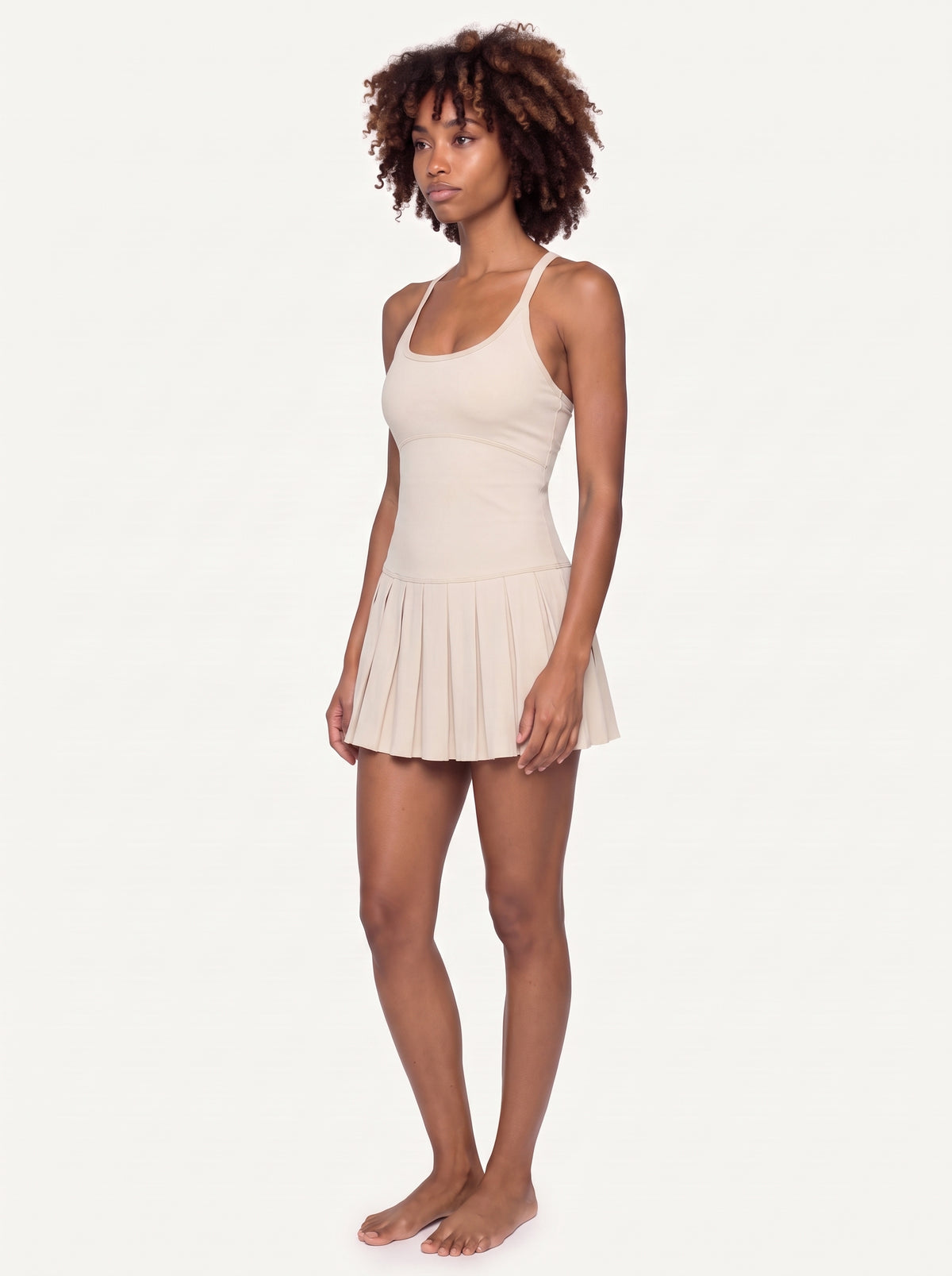 Power Play Mini Pleated Dress