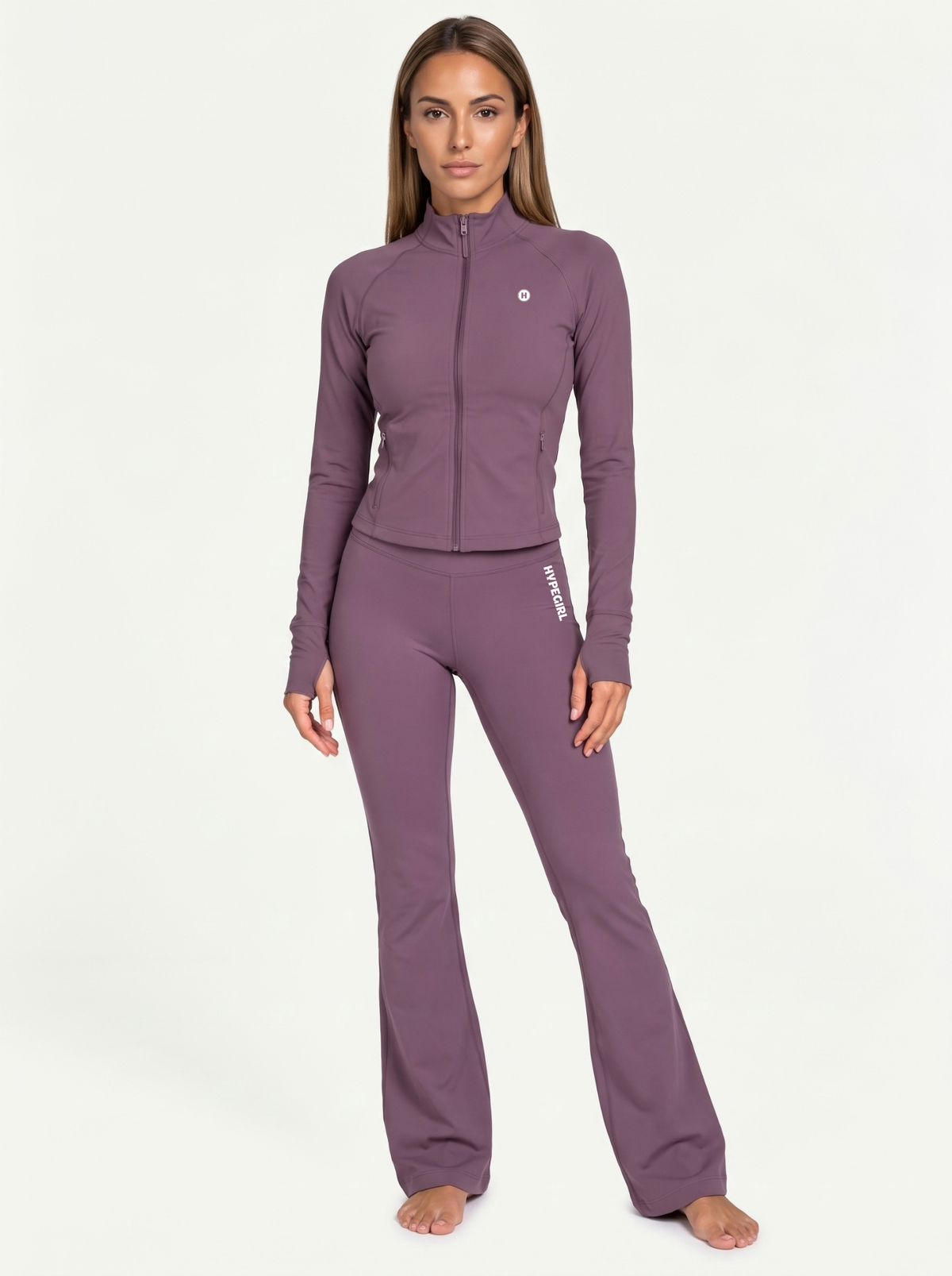 Form Fitted Zip-up Workout Jacket