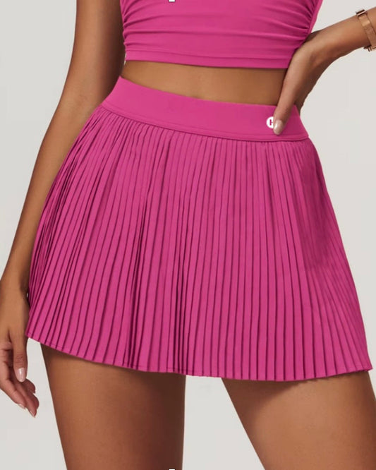 Reign Pleated Quick-Dry Skirt