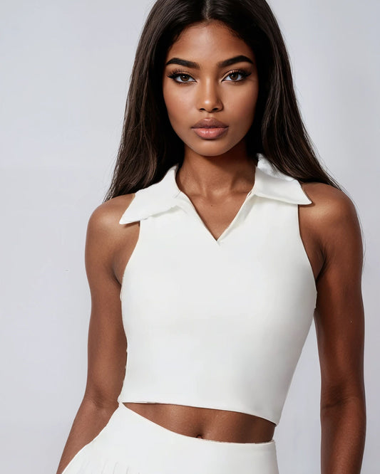 Volley Girl Court Shirt White