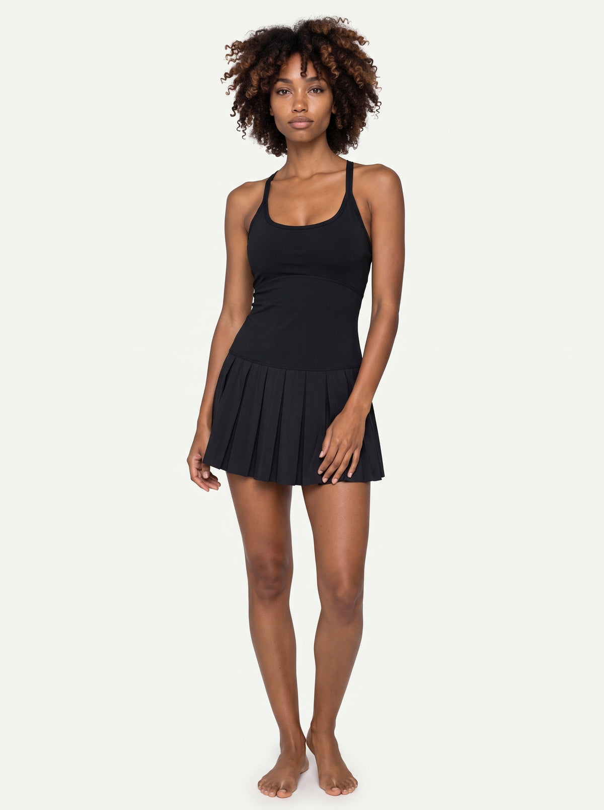 Power Play Mini Pleated Dress