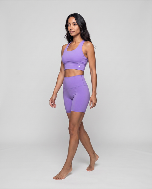 Training Court High Rise Short Purple